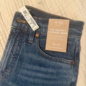 Madewell Vintage Jean in Dark Blue
